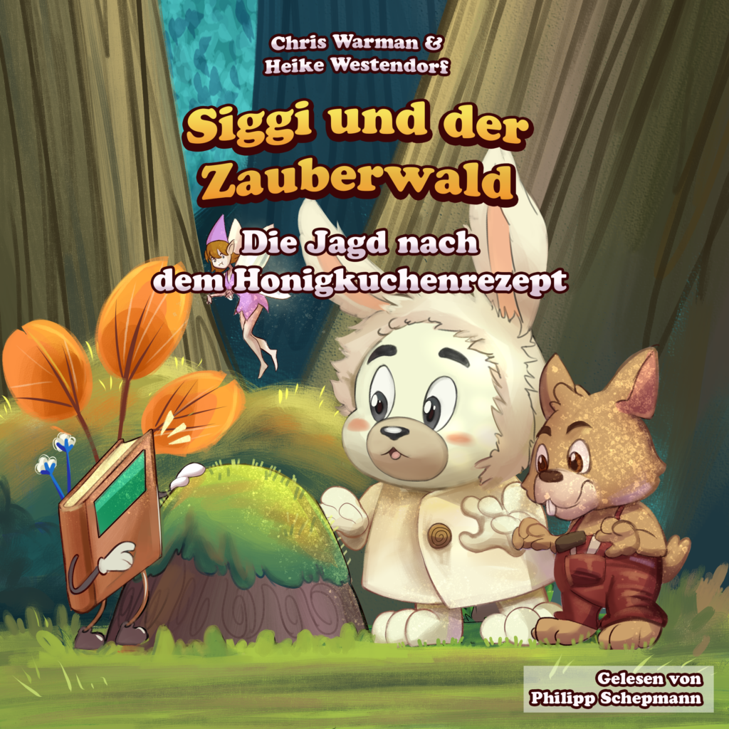 Cover des Hörbuchs "Die Jagd nach dem Honigkuchenrezept"